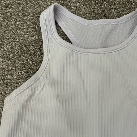 Lululemon Ebb to Street Crop Racerback Tank Top Lavender Dew - Picture 2 of 6